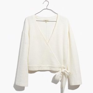 Madewell Texture & Thread Wrap Top